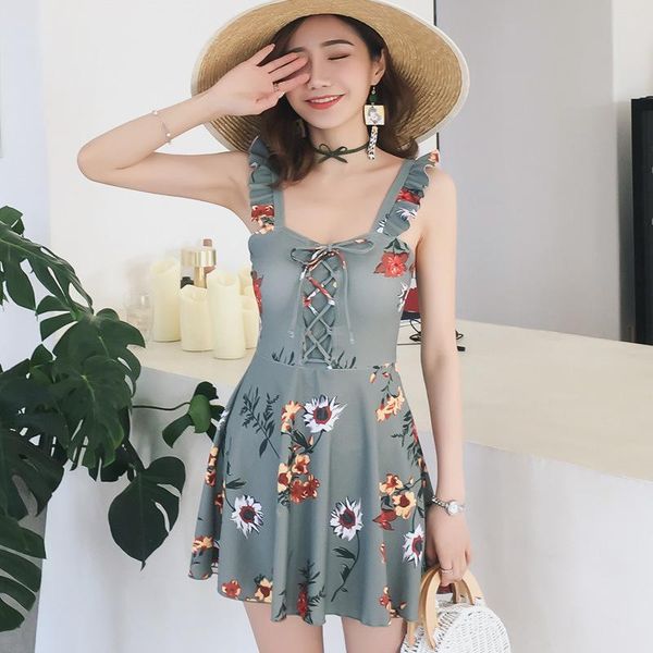 

one-piece suits women printed push up one piece swimsuit summer bathing suit swimwear swimming beachwear swim beach dress underwire