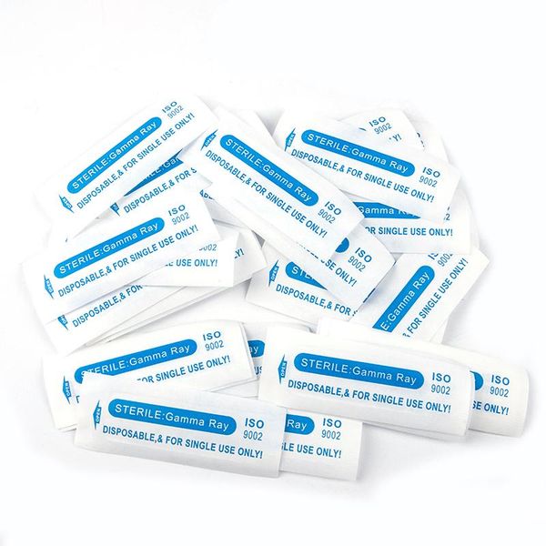 

tattoo needles 100pcs 5cm machine needle traditional permanent makeup for microblading eyebrow lip eyeliner