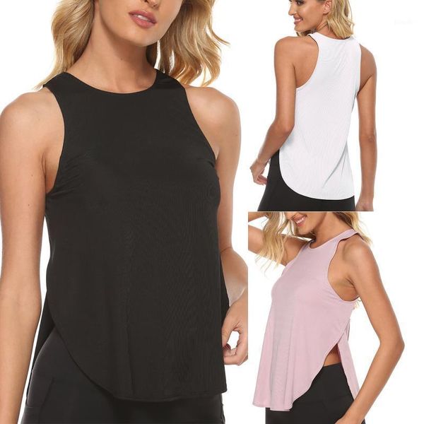 

yoga outfit sport shirt, quick drying sleeveless, round collar, gym cap, cross back