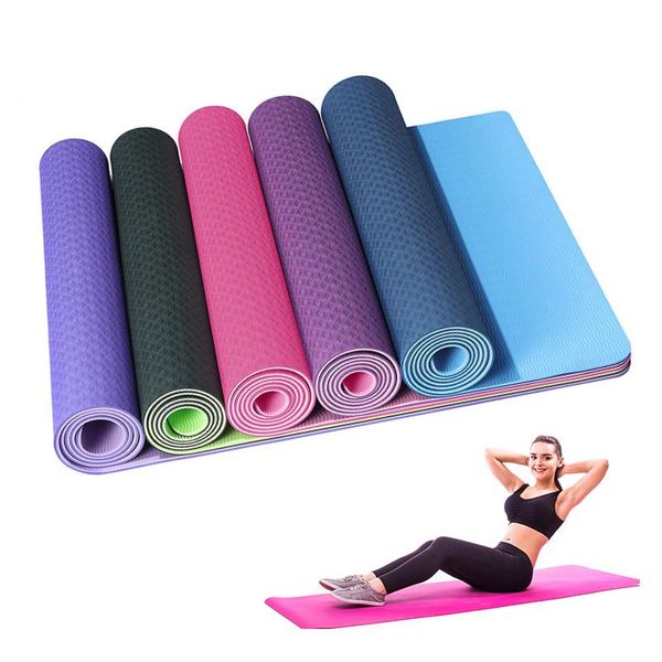 

yoga mat anti-skid sports fitness 183*61cm thickened gym mats indoor exercise comfort foam