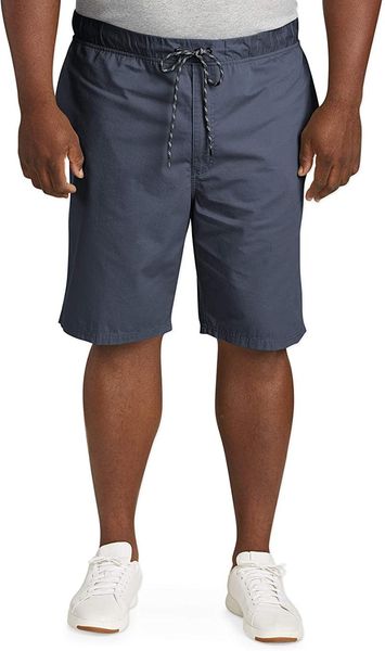 

men's shorts drawstring walking casual sports, White;black