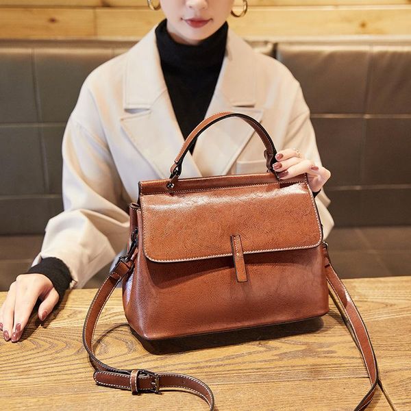 

female bag shoulder messenger simple atmosphere fashion versatile large-capacity commuter handbags cross body