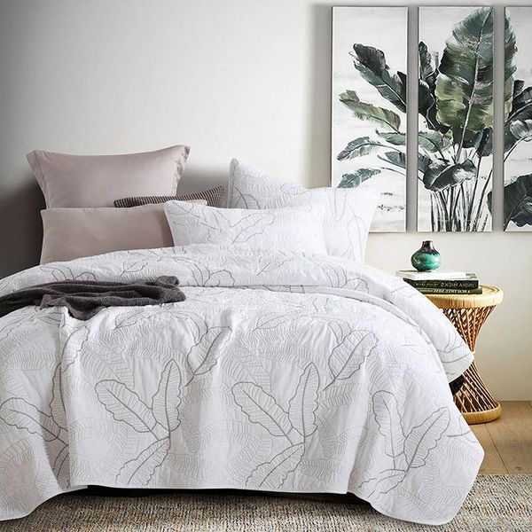 

comforters & sets quality cotton bedspread quilt set 3pcs american quilted coverlet bed cover pillowcase king queen size embroidered blanket