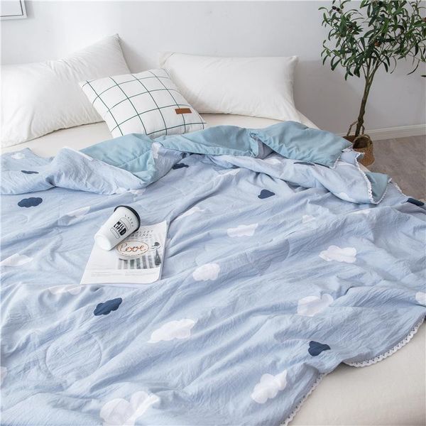 

comforters & sets reactive printed super soft summer quilt single double bed blanket comforter twin full queen size quilted