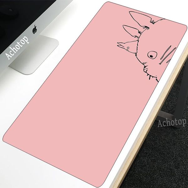 

mouse pads & wrist rests cute totoro pad super creative ins tide large game computer keyboard office long table mat xl kawaii desk for teen
