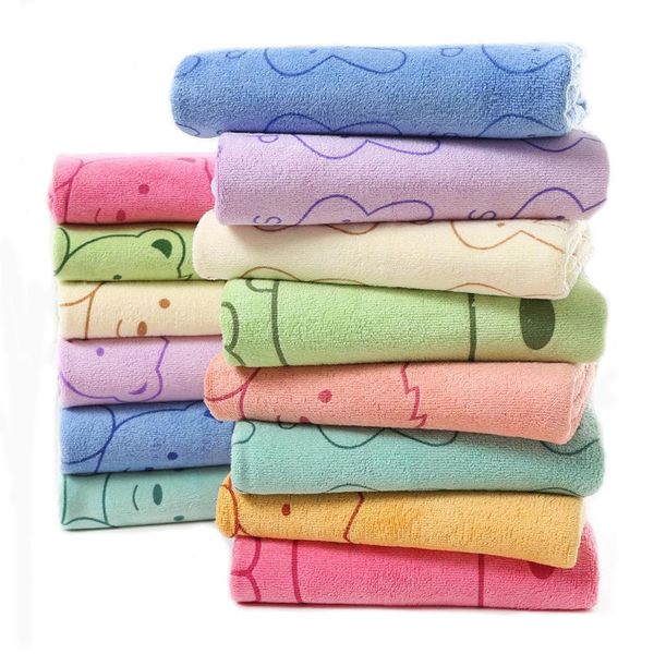

towel 2021 70*140cm cute child-cartoon absorbent printed microfiber bath