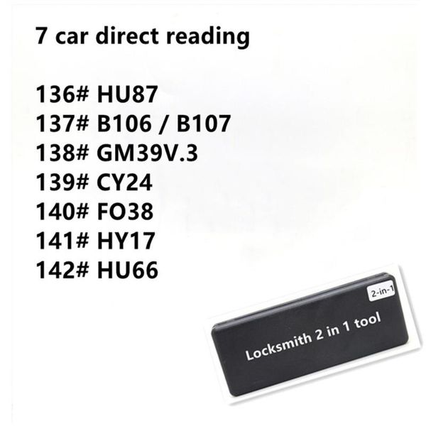 

code readers & scan tools car locksmith 2 in 1 for hu87 b106/b107 gm39v.3 cy24 fo38 hy17 hu66 ,locksmith all types
