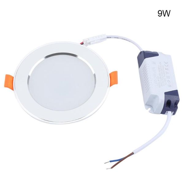 

ac85-265v 9w ceiling lamp led panel light human body motion sensor induction downlight lights