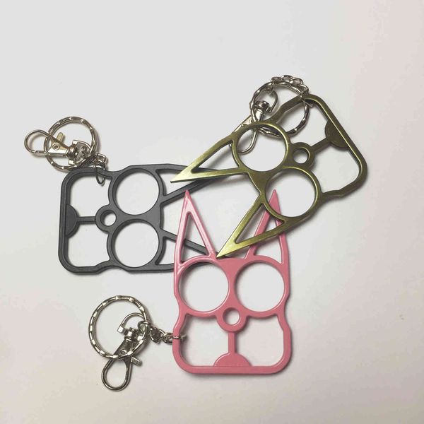 

factory original fashion women keychain cute cat tool key chain bottle opener screwdriver outdoor self-defense