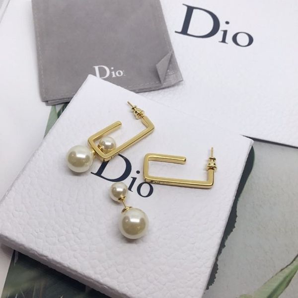 

75% off outlet online new size pearl earrings for women, Silver