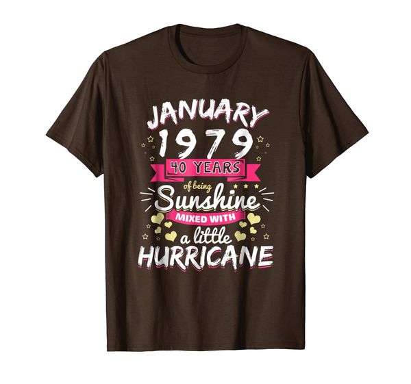 

january 1979 girl 40th years of being sunshine hurricane, White;black