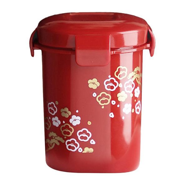 

1pc plastic soup cup portable sealed tank household oats container storage bottles & jars