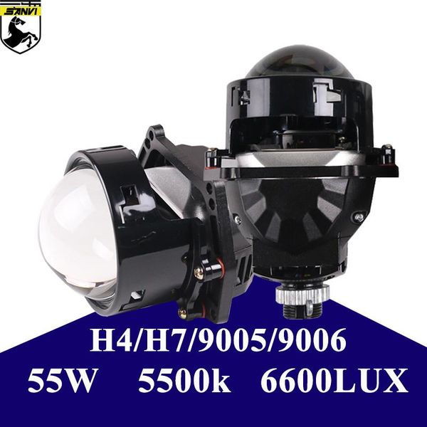 

other lighting system 2pc 3inch s9 5500k 55w car bi led projector lens headlight h4 h7 9005 9006 auto hella g5 3r headlamp rhd lhd lamp