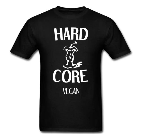 

hard core vegan apple fruit veggies healthy plant trees right t shirt tee unisex, White;black