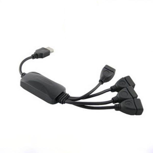 

hubs 4 port usb 2.0 480mbps mini smart hub expansion splitter adapter for notebook computer lappda pc