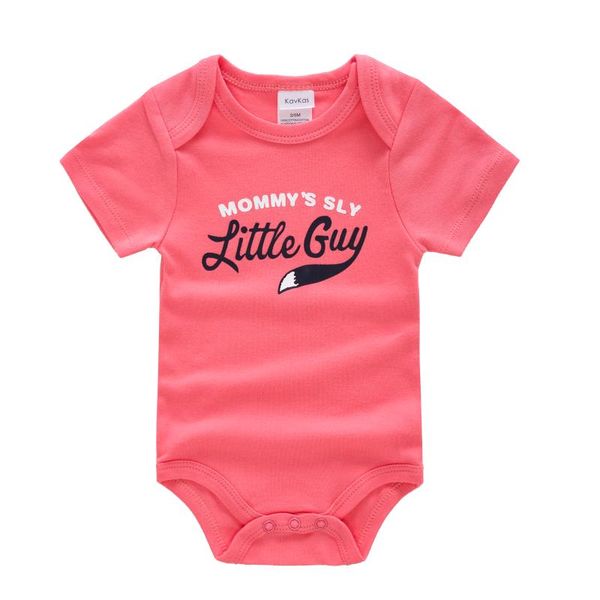 

jumpsuits kavkas baby girls boy clothes summer romper 100% short sleeve random suit 0-9m three piece born jumpsuit, Blue