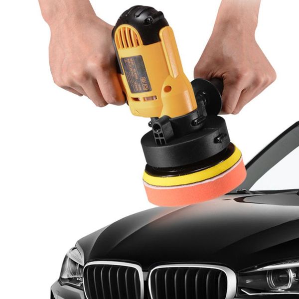 

220v-240v car polisher 700w electric sander six gears adjustable speed waxing automobile furniture auto polishing tool sponge