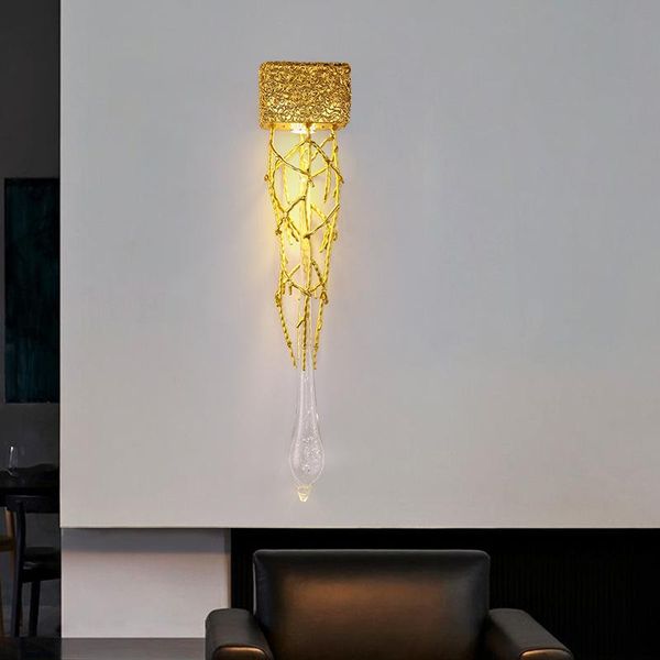 

wall lamps modern luxury led lamp nordic art gold living dining room bedroom bedside lights indoor el office lighting fixtures