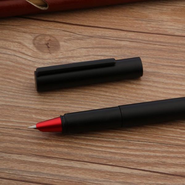 

matte black metal 35 fountain pen stationery office school supplies writing pens