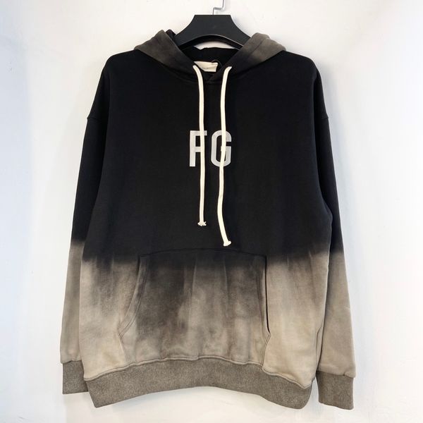 

men's casual shirts essentials 6th collection fg print hoodies streetwear pullover tie dye patchwork hoodie men hip hop clothes ve3u, White;black
