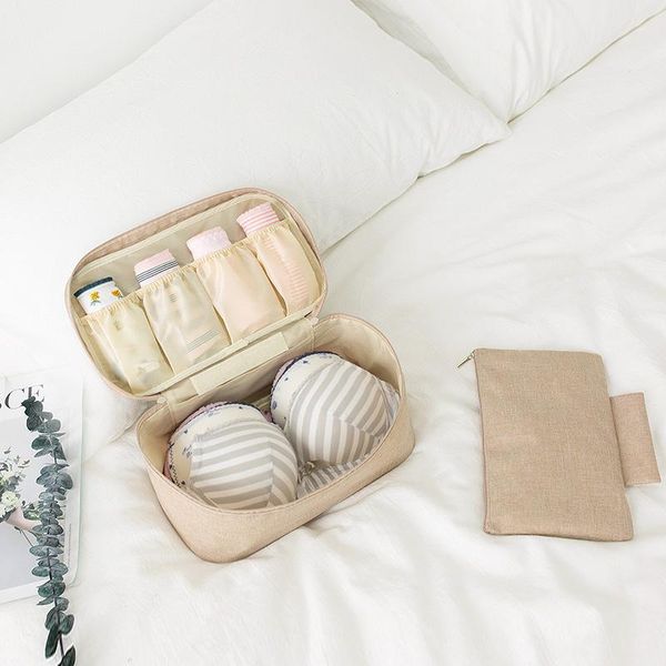 

storage drawers suitcase for lingerie portable pouch travel women's bra bag underwear clothes organizer necessity accessories supplies