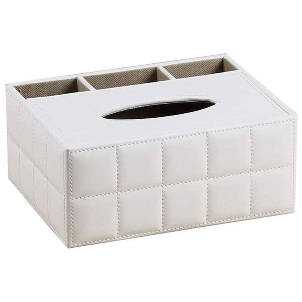 

tissue boxes & napkins au -multifunction pu leather pen pencil remote control box cover holder desk storage container