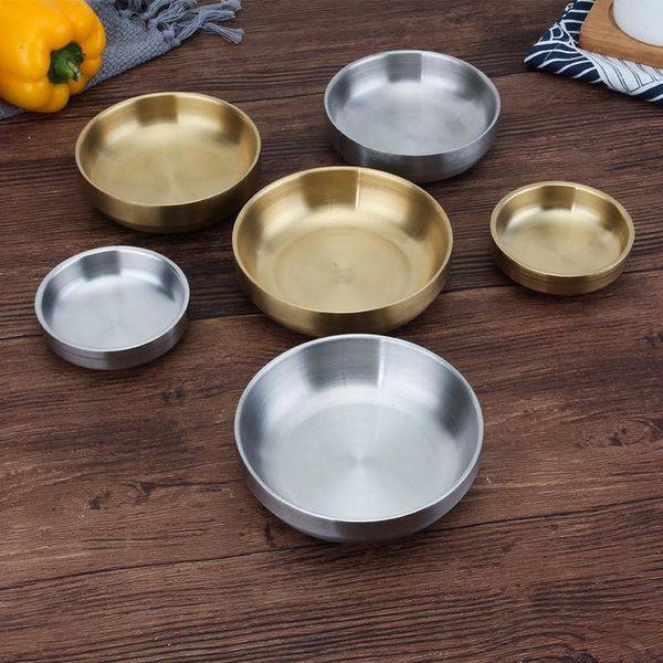 

bowls 304 stainless steel bowl korean style double layer insulated rice 1pcs
