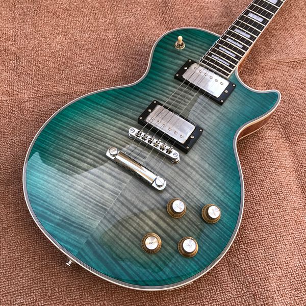 

oem 6-string electric guitar, rosewood fingerboard, tiger flame maple delivery