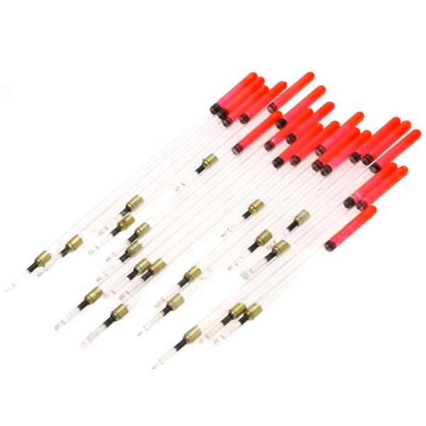 

20pcs plastic fishing floats tube float set pesca tackle tool accessories