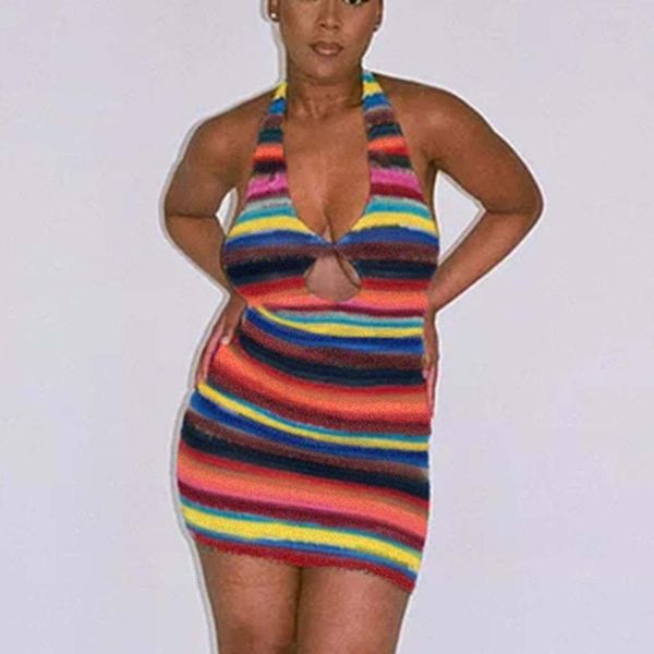 

casual dresses summer women bandage dress plus size sleeveless v neck elegant for clothing vestidos mujer verano 2021, Black;gray