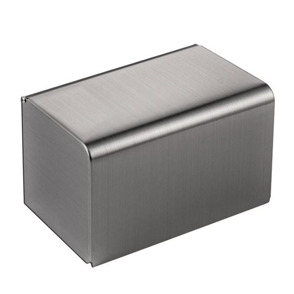 

tissue boxes & napkins non-perforated 304 stainless steel square box toilet waterproof roll paper drawer holder