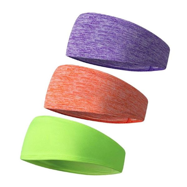 

headbands sweatbands women men head bands for sports workout exercise cycling fitness gym tennis basketball sweatband, Yellow;black
