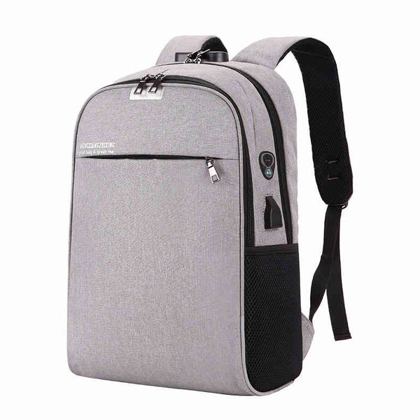 

usb charging college backpack lapbag students' leisure outdoor with headphones