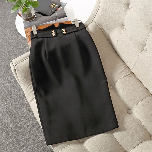 

casual dresses fashion will see high-waisted office designers lady work pencil women's skirts keyx, Black;gray