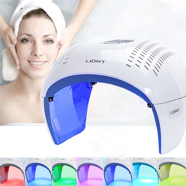 

7 color led facial mask pn light therapy lamp face care beauty machine skin rejuvenation pdt anti aging acne wrinkle remove