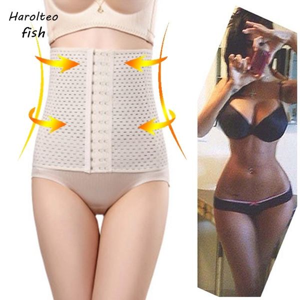 

women's shapers women corset waist trainer underbust shaper ladies band body building front buckle xs-5xl, Black;white