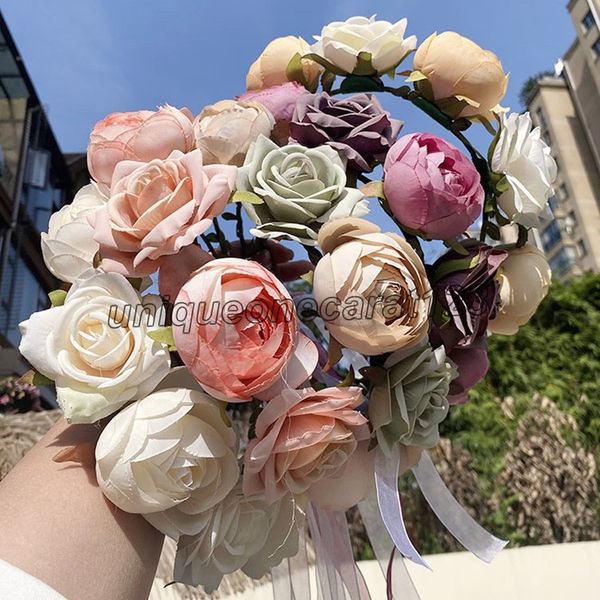 

bohemia flower headbands bezel hair accessories women headband girls hairband opaska do wlosow diademas bandeau pour cheveux, Silver