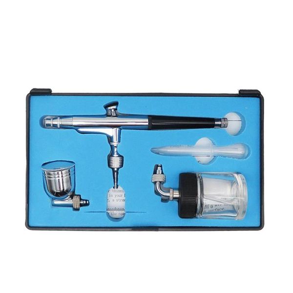 

professional spray guns power tools airbrush gun gravity and siphon feed 0.3mm nozzle 22cc 7cc cups for cake decorating model painting