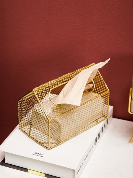 

tissue boxes & napkins elegant value, good quality, creative wrought iron box, light luxury grid, nordic ins style living room, home bedroom