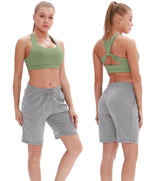 

women yoga sports bra vest outfit - workout fitness athletic exercise running quick dry slim fit, White;red