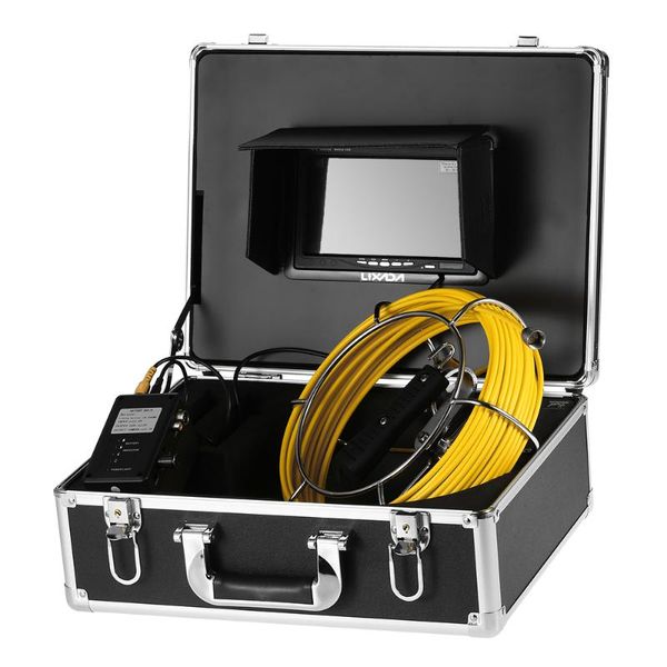 

lixada waterproof 7" lcd tft underwater fishing camera 20m / 30m fish finder drain pipe sewer inspection
