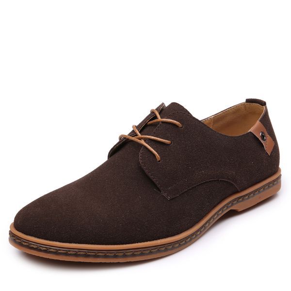 

fashion spring style mens womens size nubuck leather shoes lace up british tooling trend casual men's shoe cross-border code: w-a722, White;red