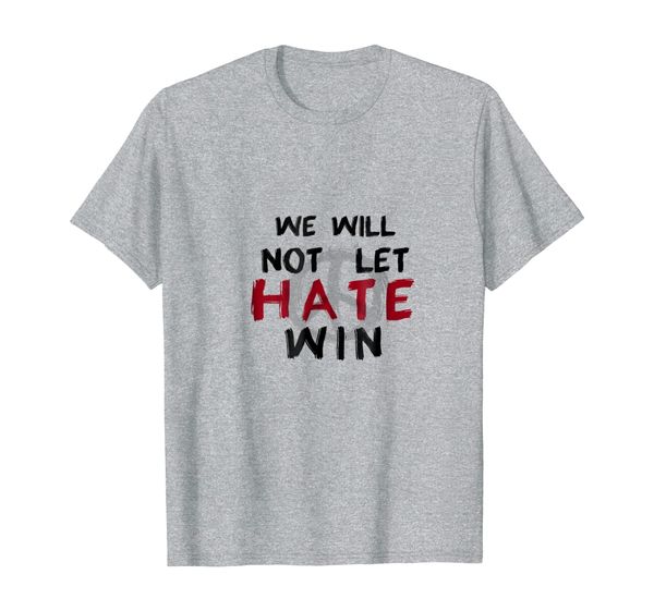 

antiracism shirt for women men stand against hate t-shirt, White;black