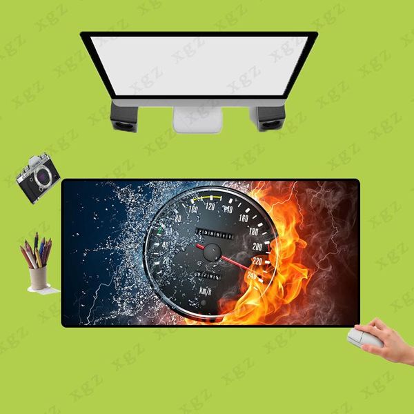 

mouse pads & wrist rests xgz speedometer pad car 900x400x2mm non-slip mousepads gaming mousepad gamer locked edge keyboard pc
