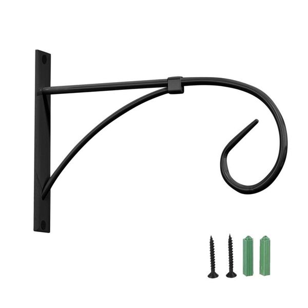 

hooks & rails durable metal iron wall hanging hook bracket vintage art plant holder hanger decorative creative home garden #y