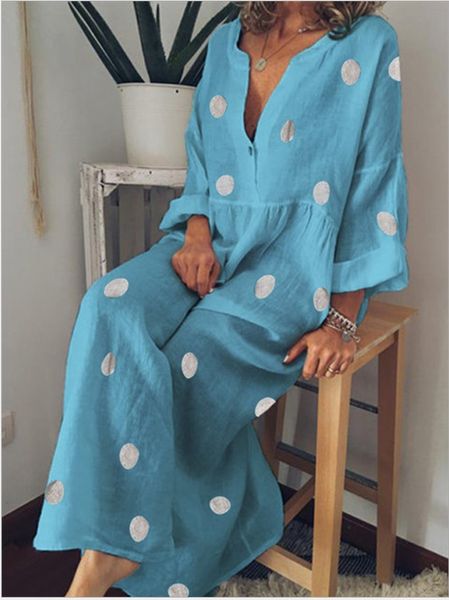 

dresses 2021 european and american fashion women's maxi bohemian print dress in stock, Black;gray