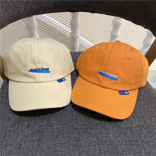 

s women's summer versatile letter baseball net red soft cap men's, Yellow