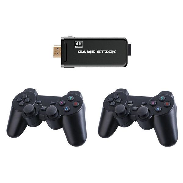 

wireless 4k uhd game stick 32gb 3550 games tv player with dual 2.4g gamepad support ps1 md gba portable players