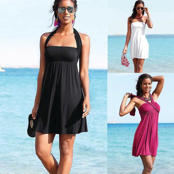 

women's swimwear beach dress wrap skirt bikini cover-up shawl plus size long vacation, White;black