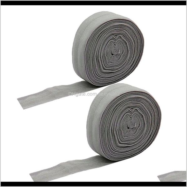 

notions tools apparel drop delivery 2021 2x gray elastic flat bias binding tape craft clothing sewing braided rope xmmob, Black
